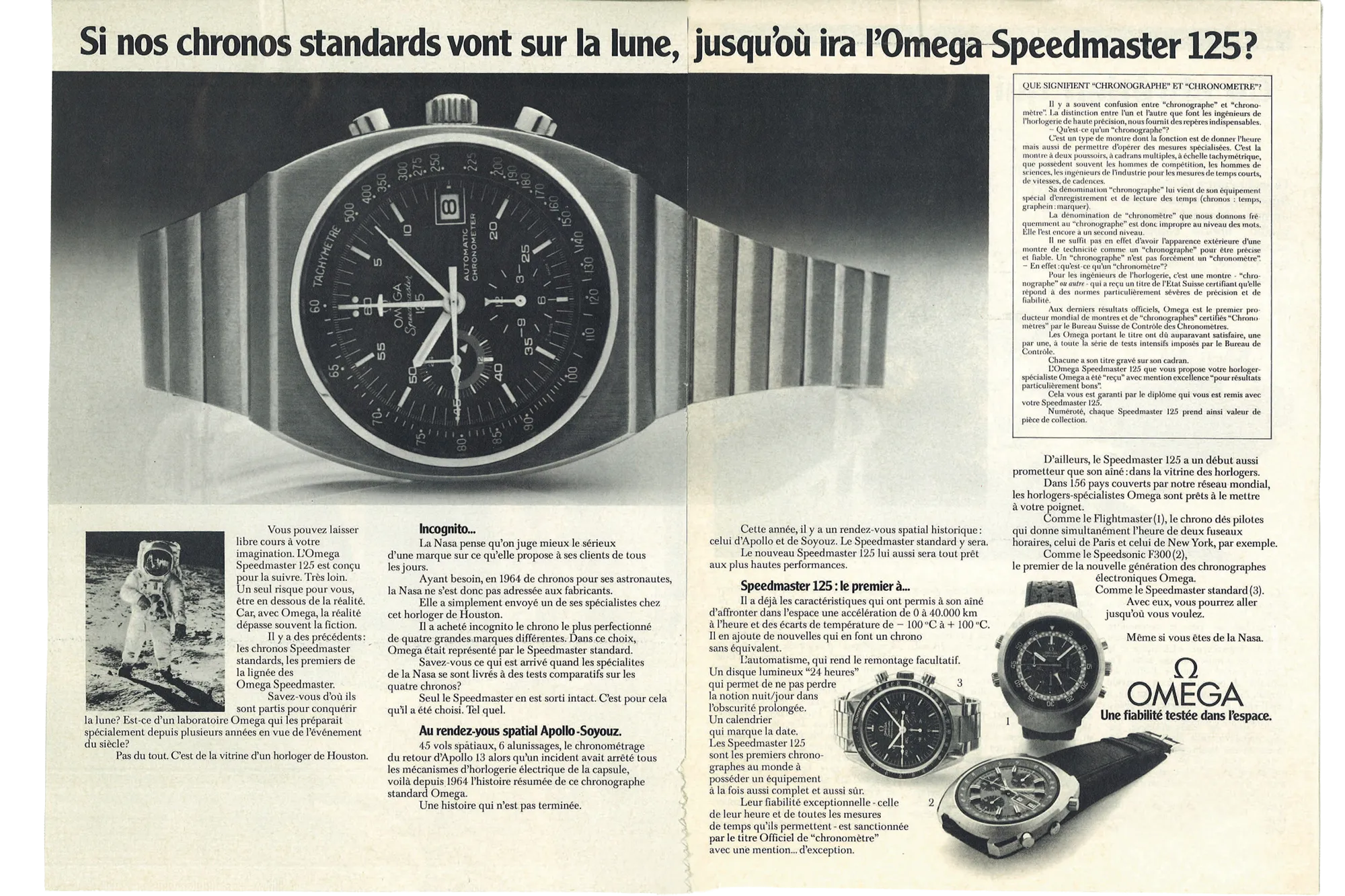 Vintage OMEGA advertisement