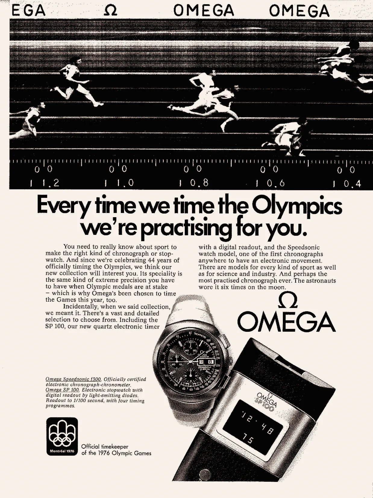 Vintage OMEGA advertisement