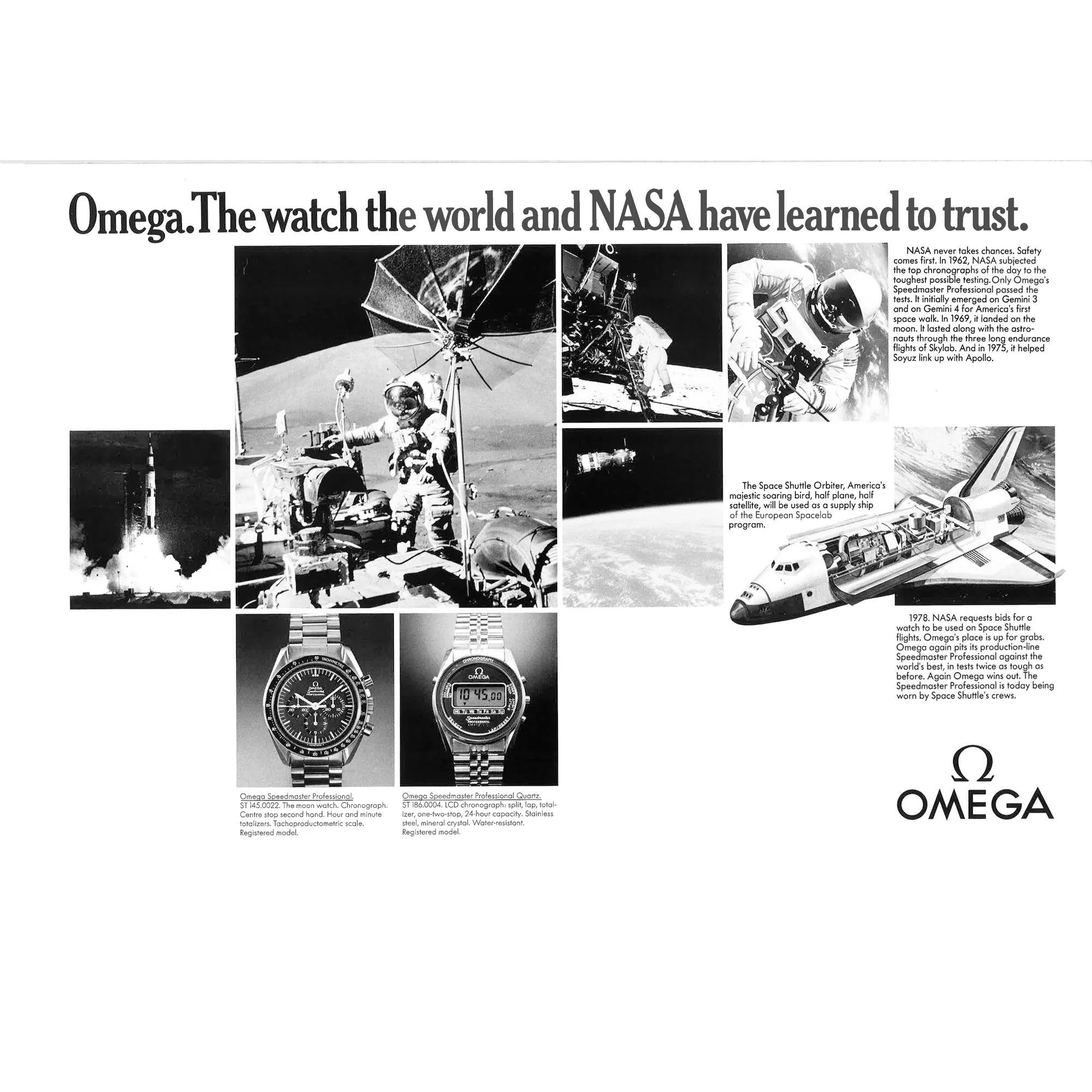 Vintage OMEGA advertisement