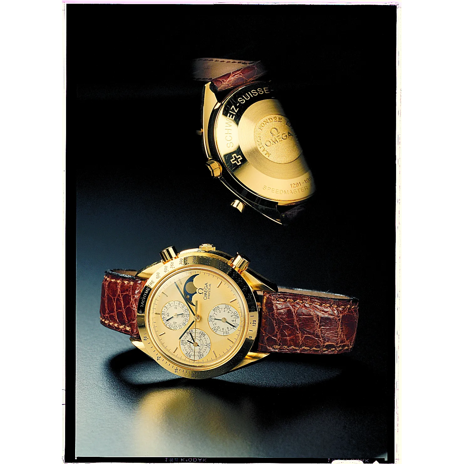 Perpetual Calendar closeup and caseback