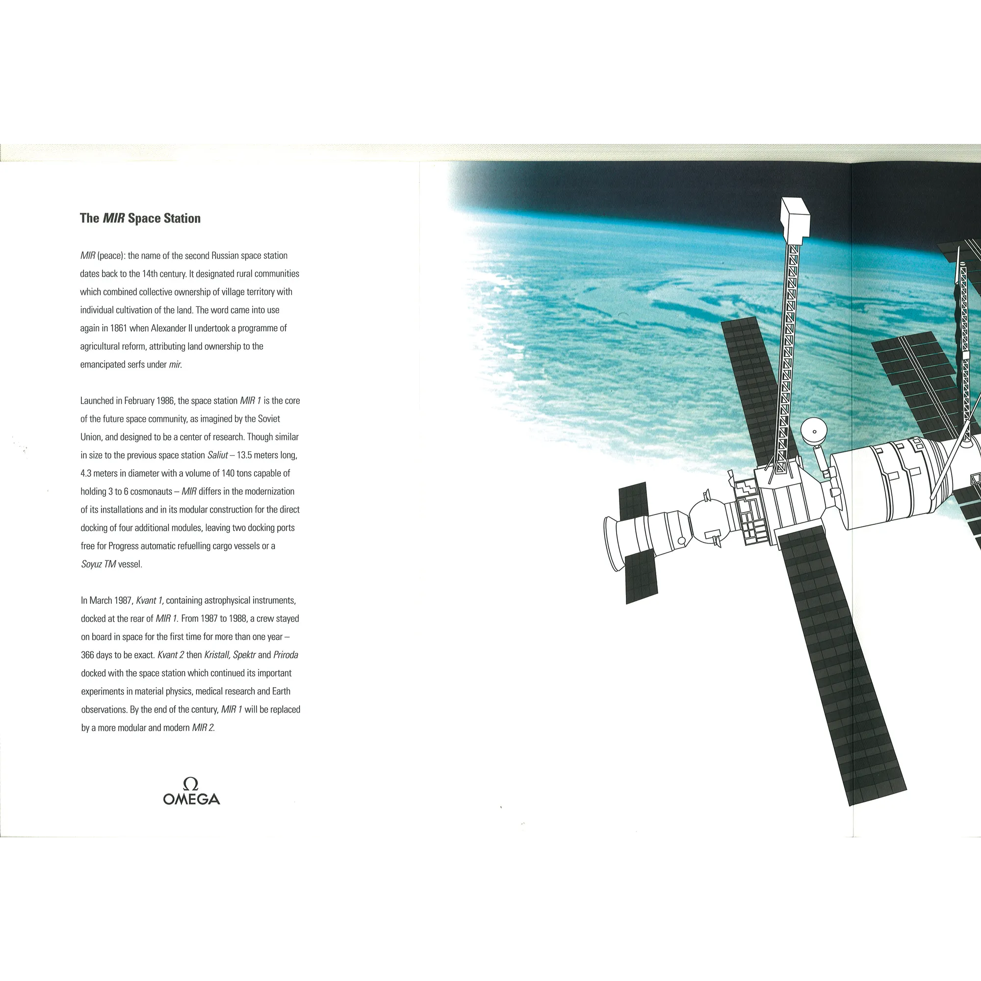 Archive explaining the MIR Space Station