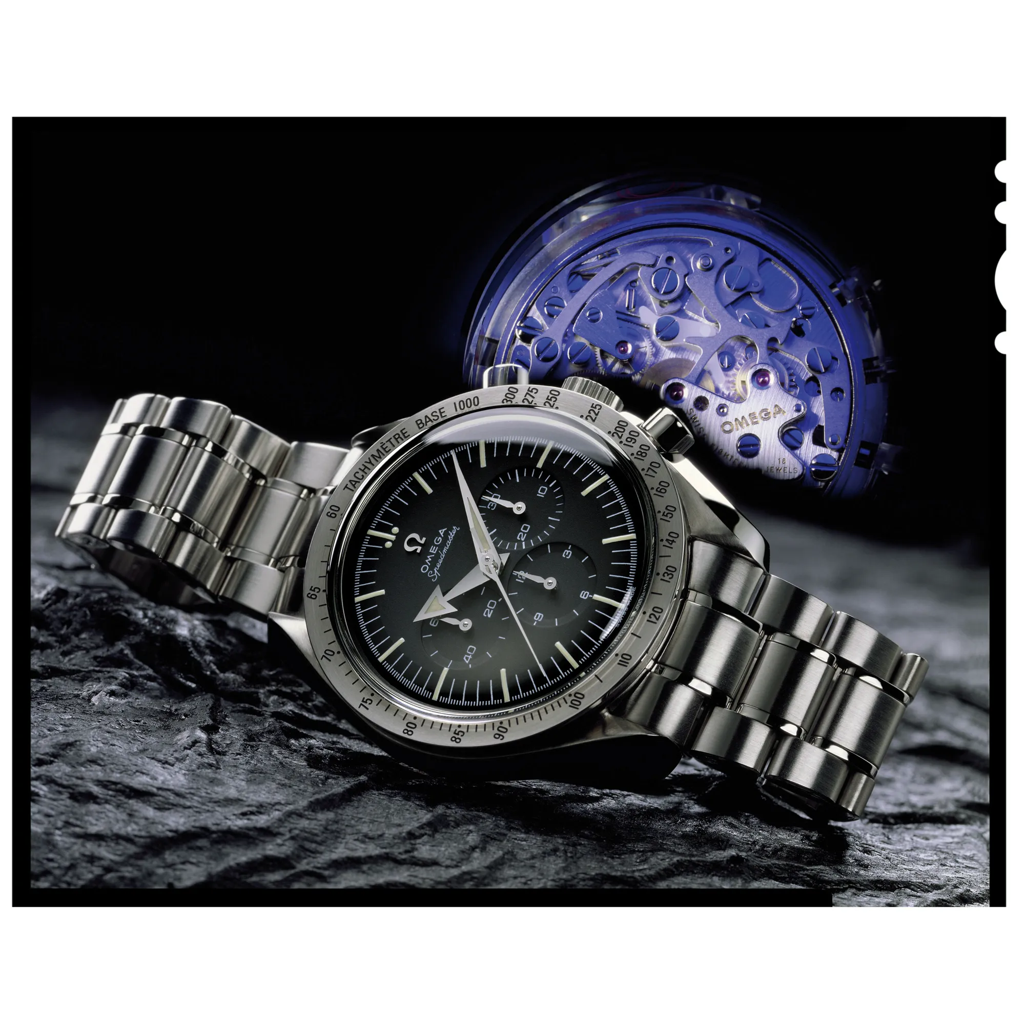 Speedmaster closeup and caseback
