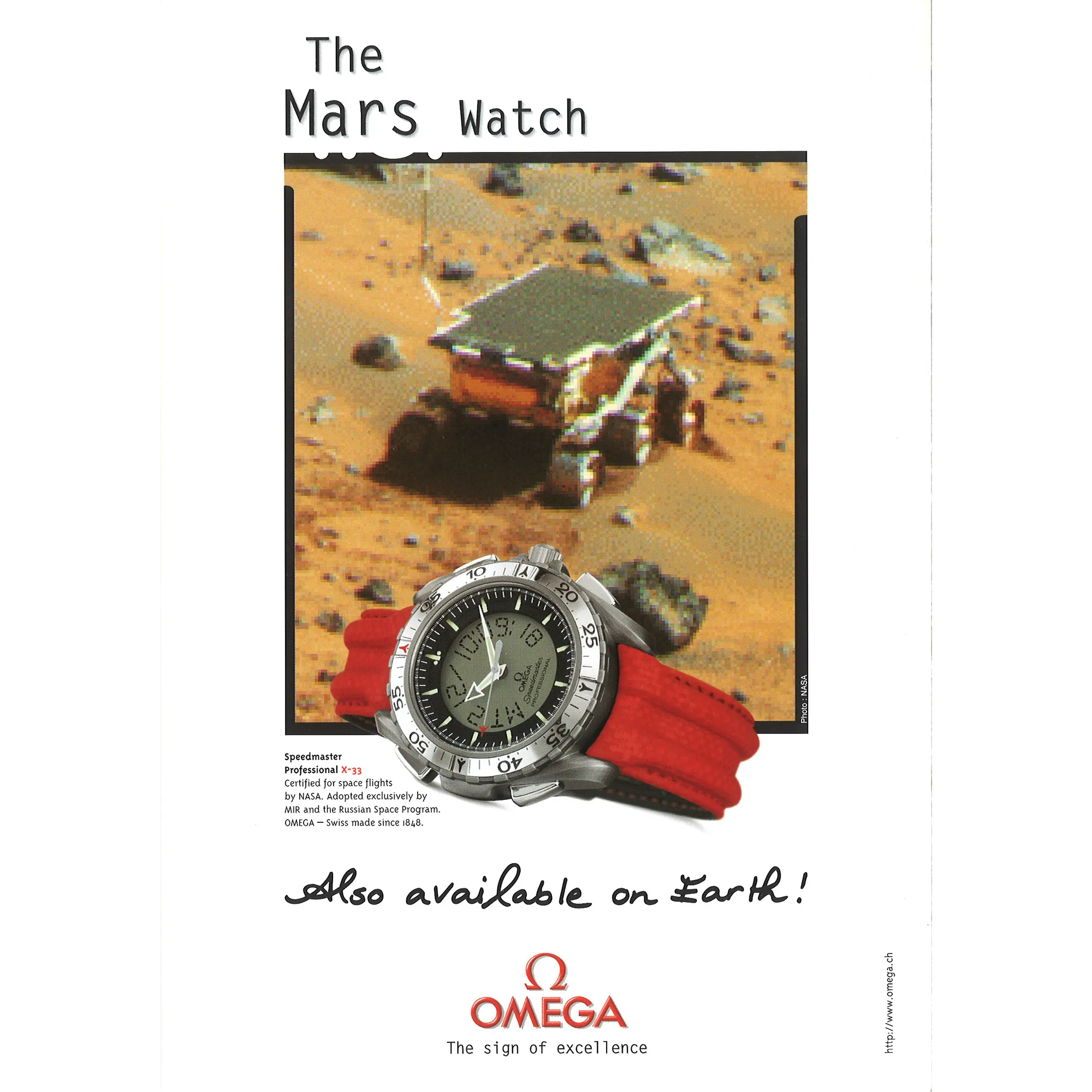 Vintage OMEGA advertisement