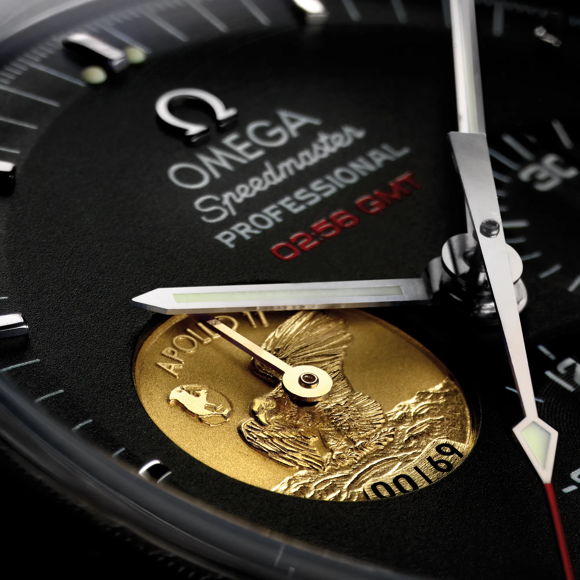 Apollo 11 watch closeup